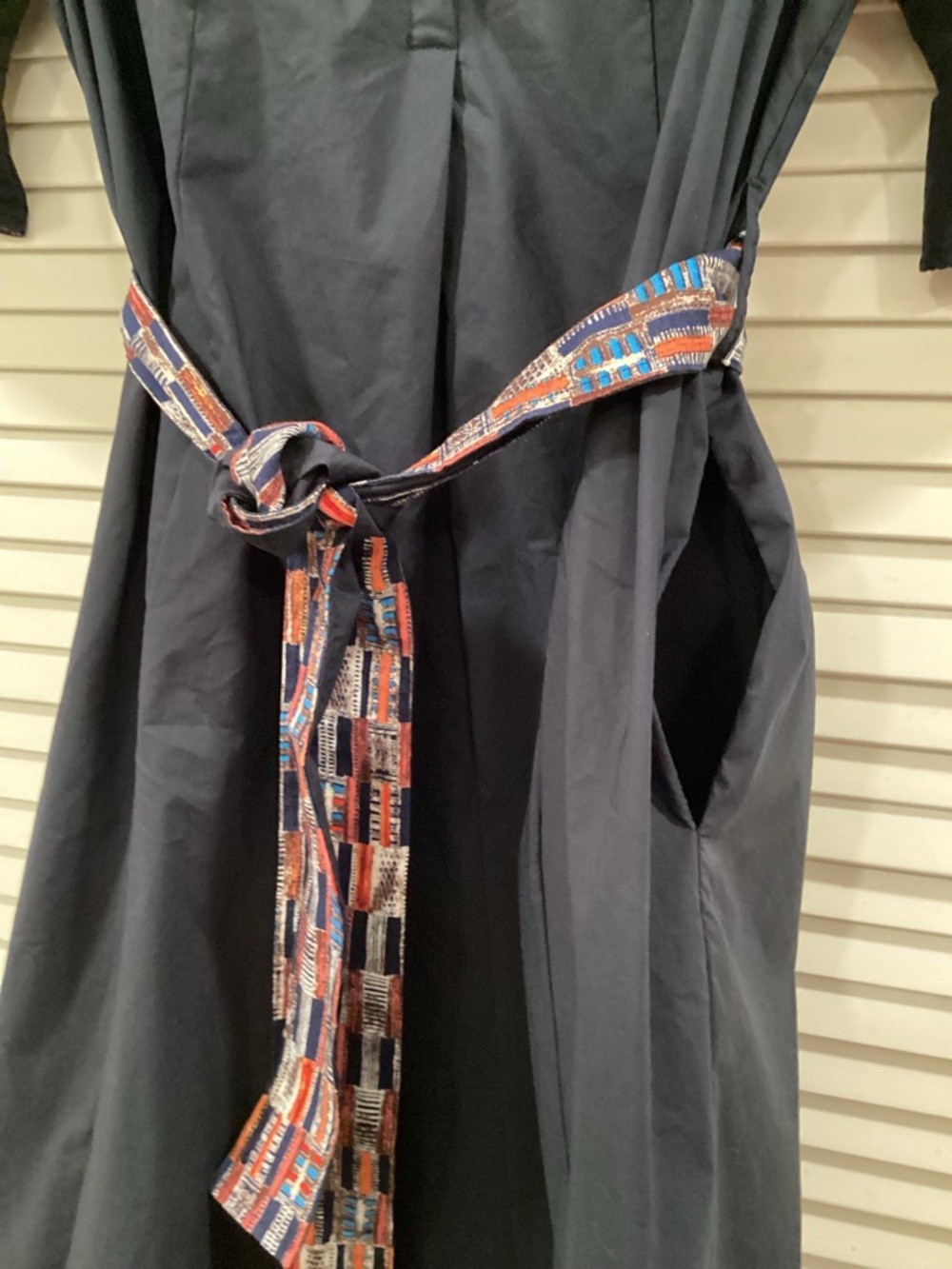 Navy T Shirt Dress, made in Korea. Beautifully tailored S/M - Picture 5 of 7